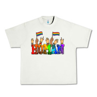 Pistachio human with hands and pride flags Urban Heavy Tee - AdoDesignShop
