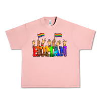 Salmon human with hands and pride flags Urban Heavy Tee - AdoDesignShop