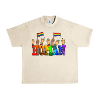 Sandshell human with hands and pride flags Urban Heavy Tee - AdoDesignShop