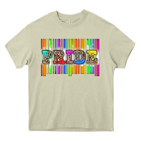 Mossy pride barcode Heavy Core Tee - Zillion Design Studio