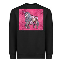 Black unicorn Heavyweight Sweatshirt - LillyAllenDesigns