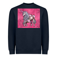 Navy unicorn Heavyweight Sweatshirt - LillyAllenDesigns