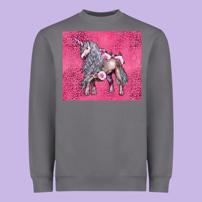 Unicorn Heavyweight Sweatshirt Designed By Lillyallendesigns