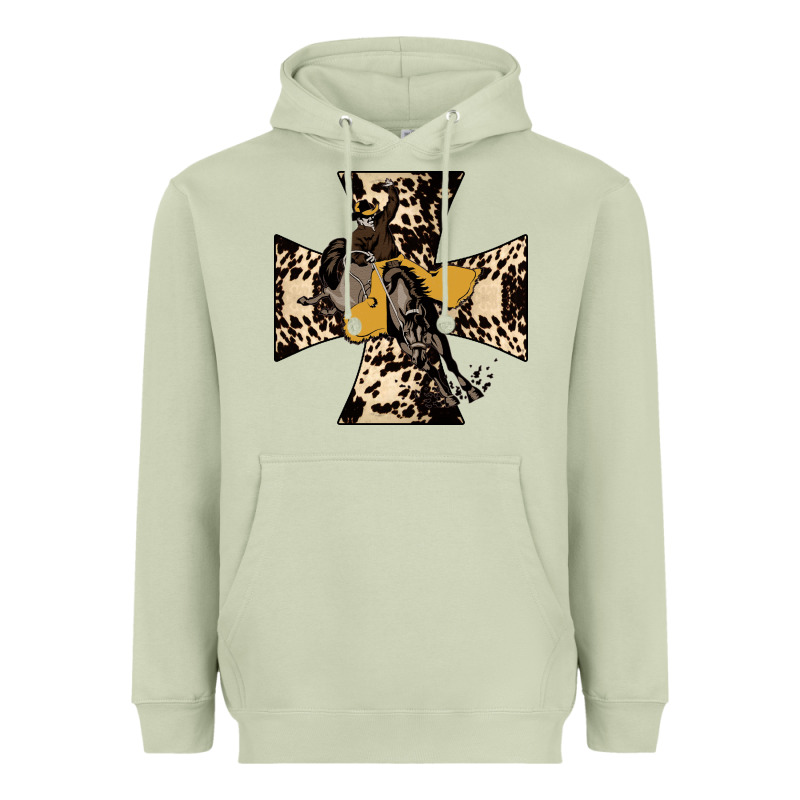 Leopard Bucking Bronco Heavyweight Hoodie by Bettercallsaul | Teevron