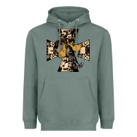 Sage Leopard Bucking Bronco Heavyweight Hoodie - Bettercallsaul