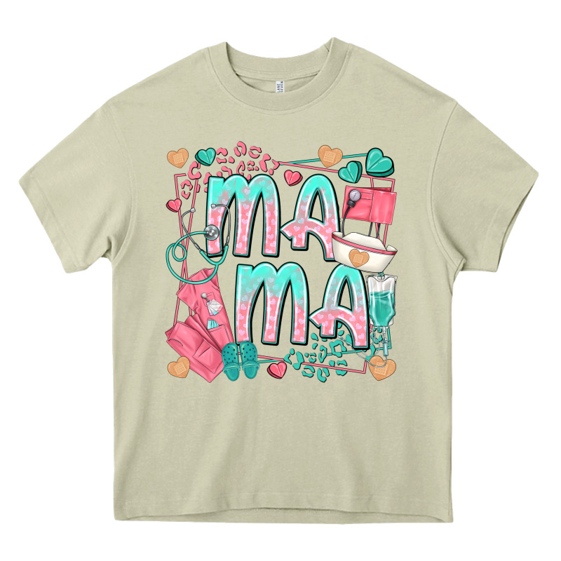 Mama Nurse Heavy Core Tee by texasbilliewilder | Teevron