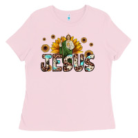 Bubblegum Pink jesus san judas Ladies Tee - JahusDesignShop