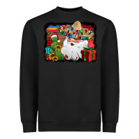 Black Santa Claus Spanish Christmas Heavyweight Sweatshirt - Jasminsmagicworld