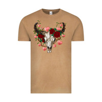 Vintage Camel valentine's bull skull Vintage Tee - AdoDesignShop