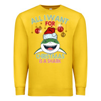 Lemon All I Want For Christmas Is A Shark Premium Sweatshirt - Bettercallsaul