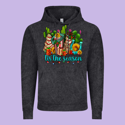 Tis The Season Christmas Tree  Cake Vintage Hoodie Designed By Adodesignshop