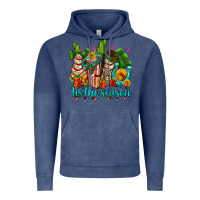 Vintage Denim tis the season christmas tree  cake Vintage Hoodie - AdoDesignShop