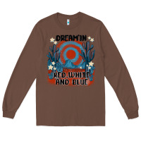 Chestnut dream' in red white and blue Long Sleeve Tee - MaliasSmallBusiness