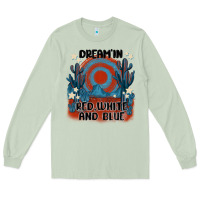Matcha dream' in red white and blue Long Sleeve Tee - MaliasSmallBusiness