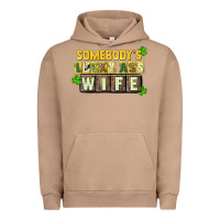 Pigment Burro St. Patrick's Somebody's lucky ass wife Urban Hoodie - CowGirlArtShop