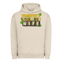 Pigment French Oak St. Patrick's Somebody's lucky ass wife Urban Hoodie - CowGirlArtShop
