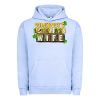 Pigment Grape Ice St. Patrick's Somebody's lucky ass wife Urban Hoodie - CowGirlArtShop