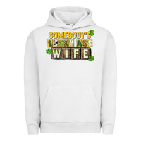 Pigment Lunar Rock St. Patrick's Somebody's lucky ass wife Urban Hoodie - CowGirlArtShop