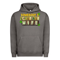Pigment Tornado St. Patrick's Somebody's lucky ass wife Urban Hoodie - CowGirlArtShop