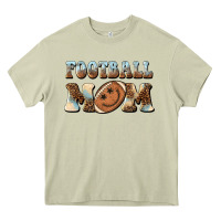 Mossy football mom football smiley face Heavy Core Tee - BarkalooDesign