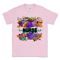 Bubblegum Pink halloween nurse pumpkin Classic Tee - NancyCooperArtShop