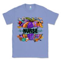 Colony Blue halloween nurse pumpkin Classic Tee - NancyCooperArtShop
