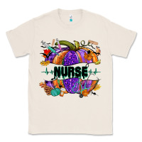 Natural halloween nurse pumpkin Classic Tee - NancyCooperArtShop