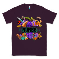 Plum halloween nurse pumpkin Classic Tee - NancyCooperArtShop