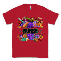 Red halloween nurse pumpkin Classic Tee - NancyCooperArtShop