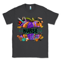 Smoke halloween nurse pumpkin Classic Tee - NancyCooperArtShop
