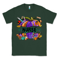 Sports Green halloween nurse pumpkin Classic Tee - NancyCooperArtShop