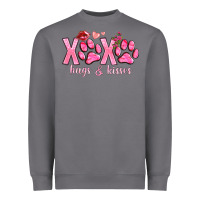 Storm xoxo hugs and kisses paws Heavyweight Sweatshirt - NancyCooperArtShop