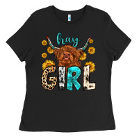 Black hay girl Ladies Tee - Zillion Design Studio