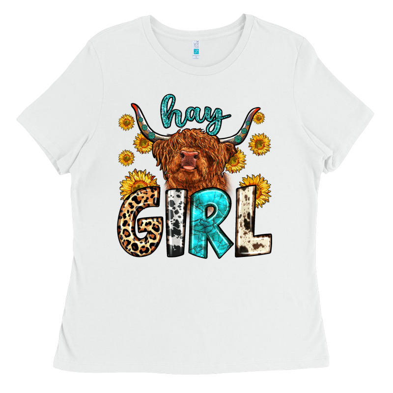 Hay Girl Ladies Tee by Zillion Design Studio | Teevron