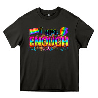 Asphalt i am enough Heavy Core Tee - Zillion Design Studio