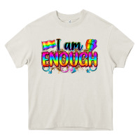 I Am Enough Heavy Core Tee | Teevron