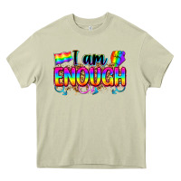 Mossy i am enough Heavy Core Tee - Zillion Design Studio