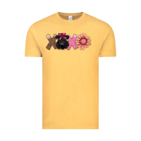 Vintage Mustard xoxo belted galloway Vintage Tee - AdoDesignShop