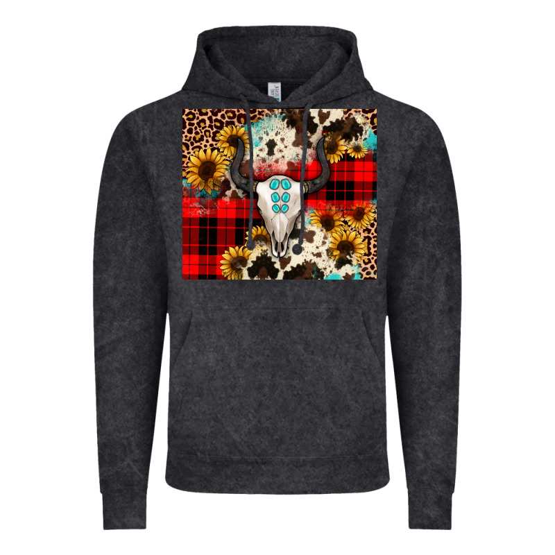Bullskull Sunflower Vintage Hoodie by JahusDesignShop | Teevron