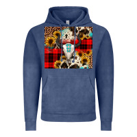 Vintage Denim bullskull Sunflower Vintage Hoodie - JahusDesignShop