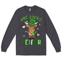 Smoke one lucky heifer Long Sleeve Tee - MaliasSmallBusiness