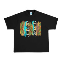 Black western brushstrokes Urban Heavy Tee - AdoDesignShop