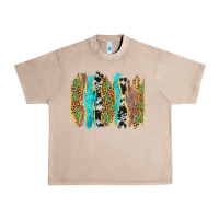 French Oak western brushstrokes Urban Heavy Tee - AdoDesignShop