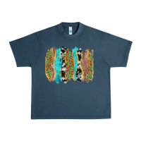 Midnight Navy western brushstrokes Urban Heavy Tee - AdoDesignShop