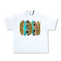 White western brushstrokes Urban Heavy Tee - AdoDesignShop