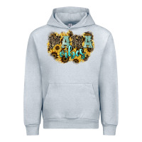 Heather Grey Mama vibes leopard mother's day Urban Hoodie - HowdyJamesFarm