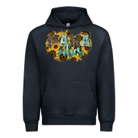 Navy Mama vibes leopard mother's day Urban Hoodie - HowdyJamesFarm