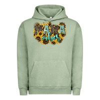 Pigment Oil Green Mama vibes leopard mother's day Urban Hoodie - HowdyJamesFarm