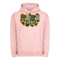 Pigment Salmon Mama vibes leopard mother's day Urban Hoodie - HowdyJamesFarm