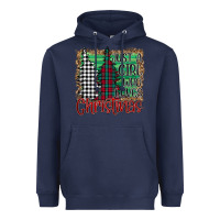 Navy Just A Girl Who Loves Christmas Heavyweight Hoodie - Bettercallsaul